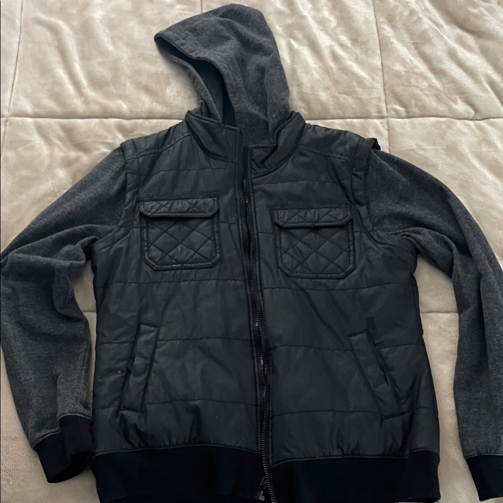 BKE Black and Gray Puffer Jacket